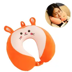 ELMEJORPRECIO - Cojín Cervical para Viaje Modelo Kawaii Anaranjado
