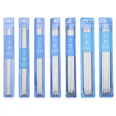 GENERICO - Agujas Palitos De Tejer Rectas - Por 7 Juegos