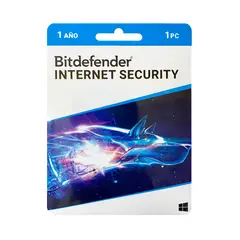 BITDEFENDER - ANTIVIRUS INTERNET SECURITY 1PC BLISTER