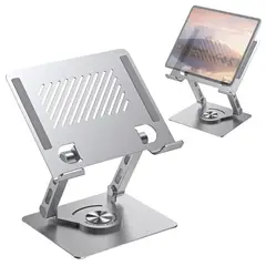 OEM - Soporte Para laptop Y Portátil Giratorio 360° De Aluminio