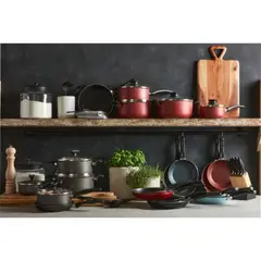 TRAMONTINA - Juego de Ollas 38 Piezas Antiadherente Victoria