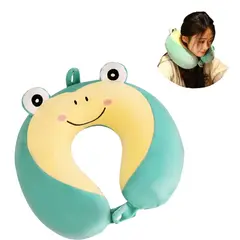 ELMEJORPRECIO - Cojín Cervical para Viaje Modelo Kawaii Verde