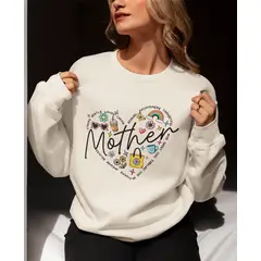 GENERICO - POLERA CUELLO REDONDO DE ALGODON-MAMA