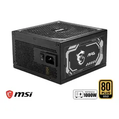 FUENTE DE PODER MAG A1000GL PCIE5 1000W FULL MODULAR 80 PLUS GOLD