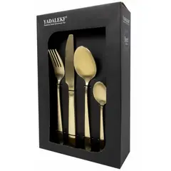 ICHIMATSU - Set Cubiertos x16 Pzas Dorado Cutlery