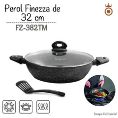 FINEZZA - Perol Ultragranito 32 cm - FZ-P382TM / Negro