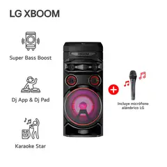 LG - Torre de sonido Multi-Bluetooth Karaoke Star XBOOM BLack RNC7