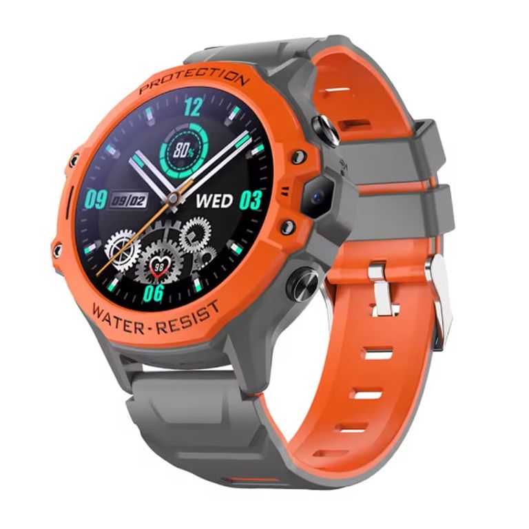 Toumi K5 Niños 4G Video llamada Chat GPS relojes inteligentes -Naranja
