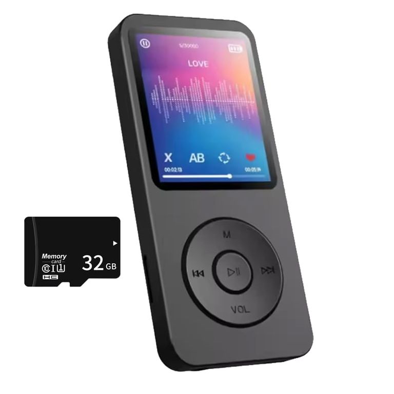 Reproductor Toumi mp3 Pro Bluetooth 5.4 3.0 pulgadas admite memoria