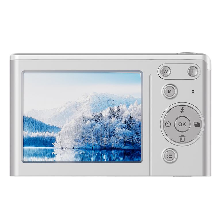 Cámara 4K M06 Plateada 50MP AF 64GB Pantalla IPS 3