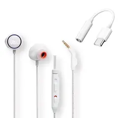 JBL - Audifonos Quantum 50 Gaming 3.5mm Blanco y Type C