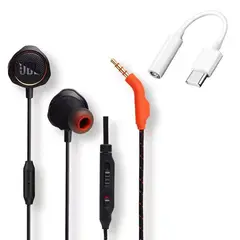 JBL - Audifonos Quantum 50 Gaming 3.5mm Negro y Type C