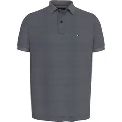 TOMMY HILFIGER - POLO M/C INTERLOCK MICROPATERN REG POLO TH