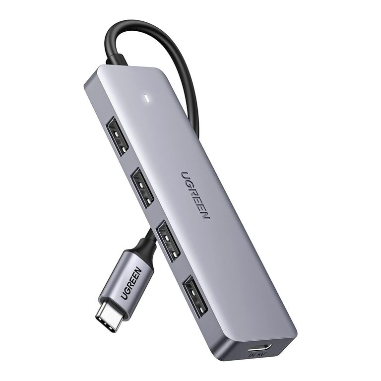 Adaptador Hub USB Tipo C de 4 Puertos USB 3.0 (CM219 - 70336)