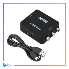 GENERICO - GENERIC ADAPTADOR HDMI A RCA AV NTSC PAL N