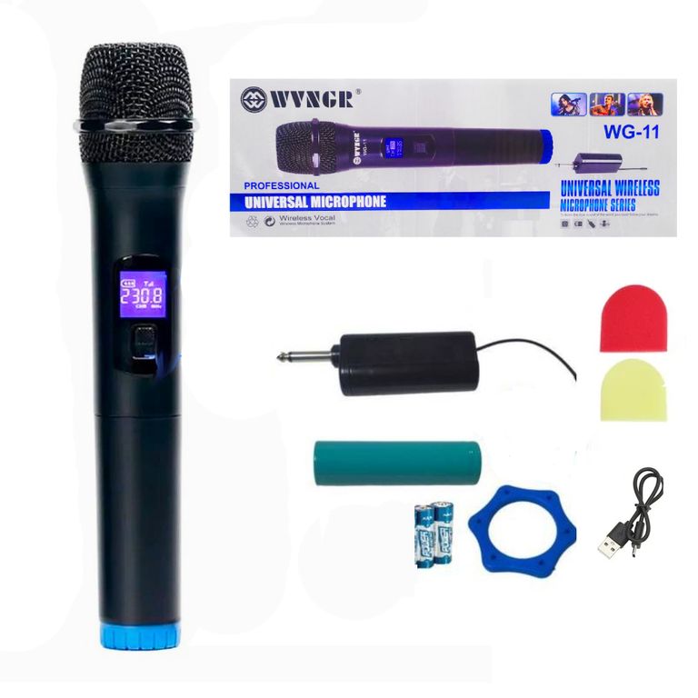 Micrófono Inalámbrico UHF para Equipos Adaptador Plug 63mm