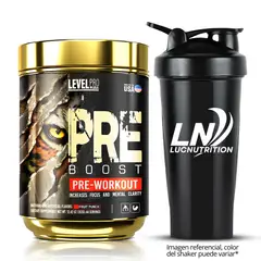 LEVEL PRO - Pre Boost Pre Workout 44 servicios - Fruit punch + Shaker