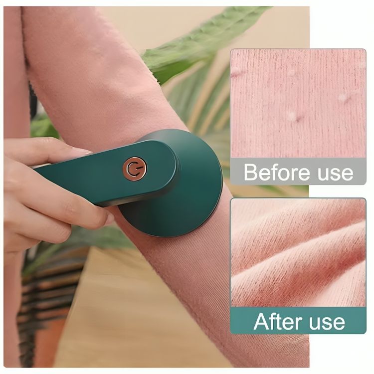 Máquina Quita Pelusa Recargable para Ropa