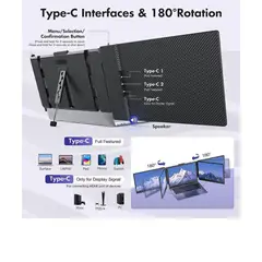 GENERICO - Extensor de Pantalla para Laptop de Triple Pantalla