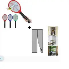 GENERICO - Combo Raqueta Eléctrica MoscaZancudo + regalo