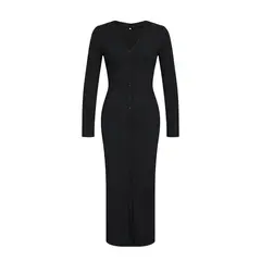 BLWOENS - Vestidos casuales de para mujeres - Negro