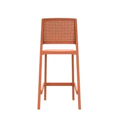 OFIDEAS - Silla Para Bar Fija Emi 65 cm Terracota