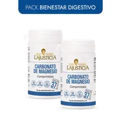 ANA MARIA LAJUSTICIA - PACK BIENESTAR DIGESTIVO 2 CARBONATOS DE MAGNESIO 75 comprimidos c/u.
