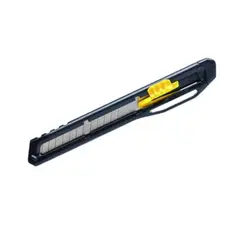 STANLEY - Cuchilla Cartonero Snap-Off 9mm 10322-840 - Negra