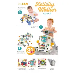 CAM - CAMINADOR MULTIFUNCIONAL 3 EN 1 GRIS