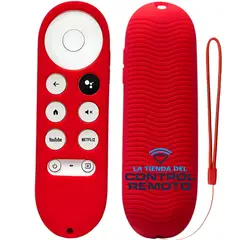 CASE - Fundas Protector para Control Google Chromecast 4 – Rojo