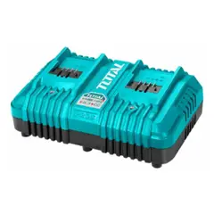 TOTAL TOOLS - Cargador rápido 4ah 2 puertos para bateria 20v Total -TCLI2034