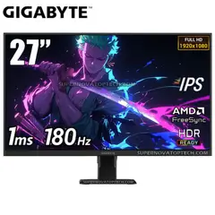 GIGABYTE - Monitor Gaming GS27FA 27 IPS Full HD 1ms 180hz