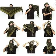 GENERICO - Bufanda Shemagh 100 Algodón