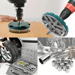 ROSH - Pack Sierra Perforadora + Set Completo de Dados 40 Piezas