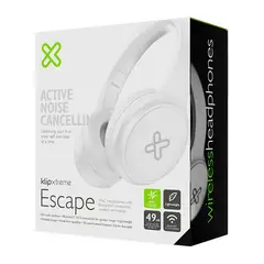 KLIP XTREME - AUDIFINO BLUETOOTH CON CANCELACION DE RUIDO BLANCO KLIPXTREME ESCAPE