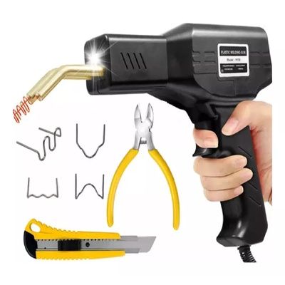Kit Pistola Soldadora Parachoques Vehículos Plásticos