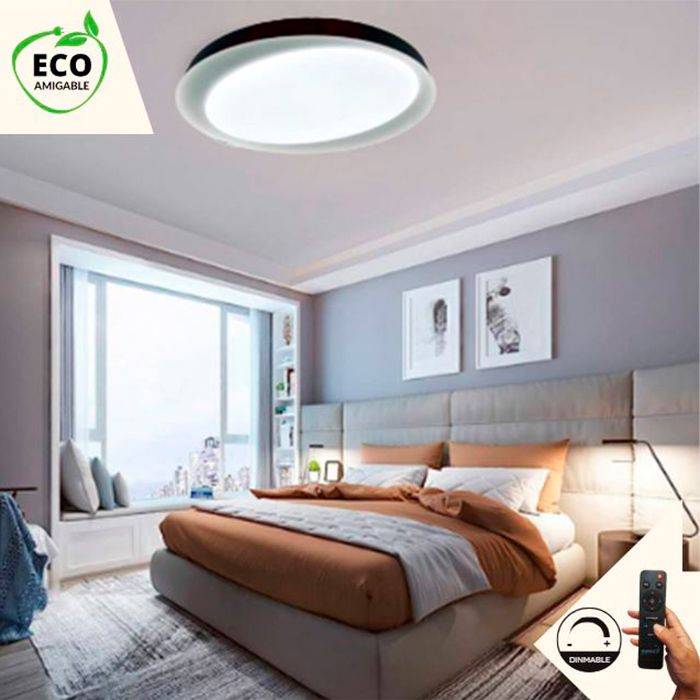 Panel Plafon Brillante Conejo White 62W