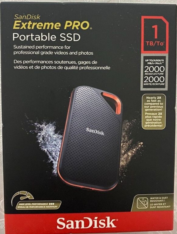 DISCO EXTERNO SSD EXTREME PRO 1 TB 2000MBPS