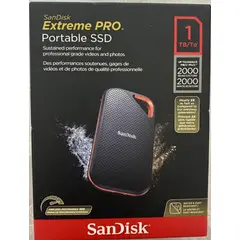 SANDISK - DISCO EXTERNO SSD EXTREME PRO 1 TB 2000MBPS