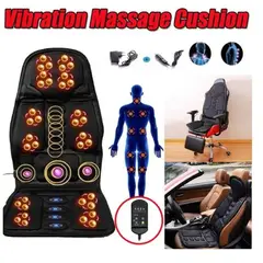 OEM - Asiento Masajeador 8 Funciones + Doble Conexión en Casa y Auto