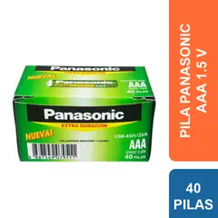PANASONIC - Pila AAA Extra Duración 40 und