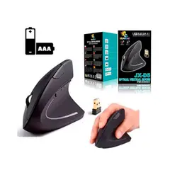 GENERICO - Mouse Ergonómico Vertical inalámbrico 2,4 G - NEGRO