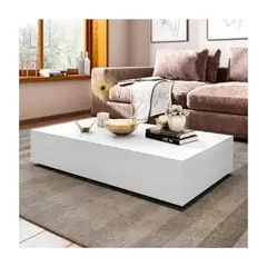 R&R MUEBLES - Mesa de Centro Mako Blanco