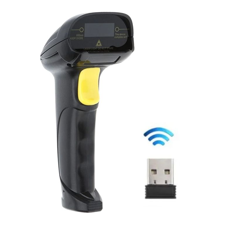 Pistola Lector Codigo de Barras Inalambrico Recargable YHD-8300LW
