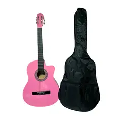 VOZZEX - Guitarra Acústica 6 Cuerdas Nylon - Rosada