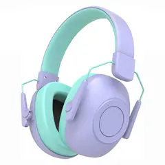 GENERICO - Audífonos Antiruido Orejeras para NIÑOS 3-16 años Reducción de Ruido 29dB Lila Turquesa - QOZ
