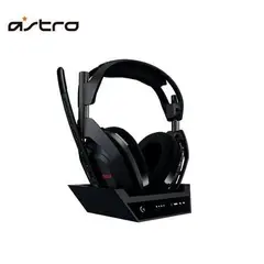 ASTRO - AURICULARES OVER EAR A50 X INALÁMBRICOS LIGHTSPEED + BASE CON MICRÓFONO NEGRO