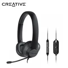 CREATIVE - AURICULARES HS-720 V2 USB-A 30MM MICROMONITOREO NOISE-CANCELLING MUTE BLACK