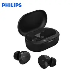 PHILIPS - AURICULARES TRUE WIRELESS TAT1209BK BLUETOOTH 18H IPX4 USB-C TÁCTIL BLACK