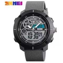 SKMEI - Reloj Hombre 1361 Sumergible Digital Alarma Cronometro Negro.